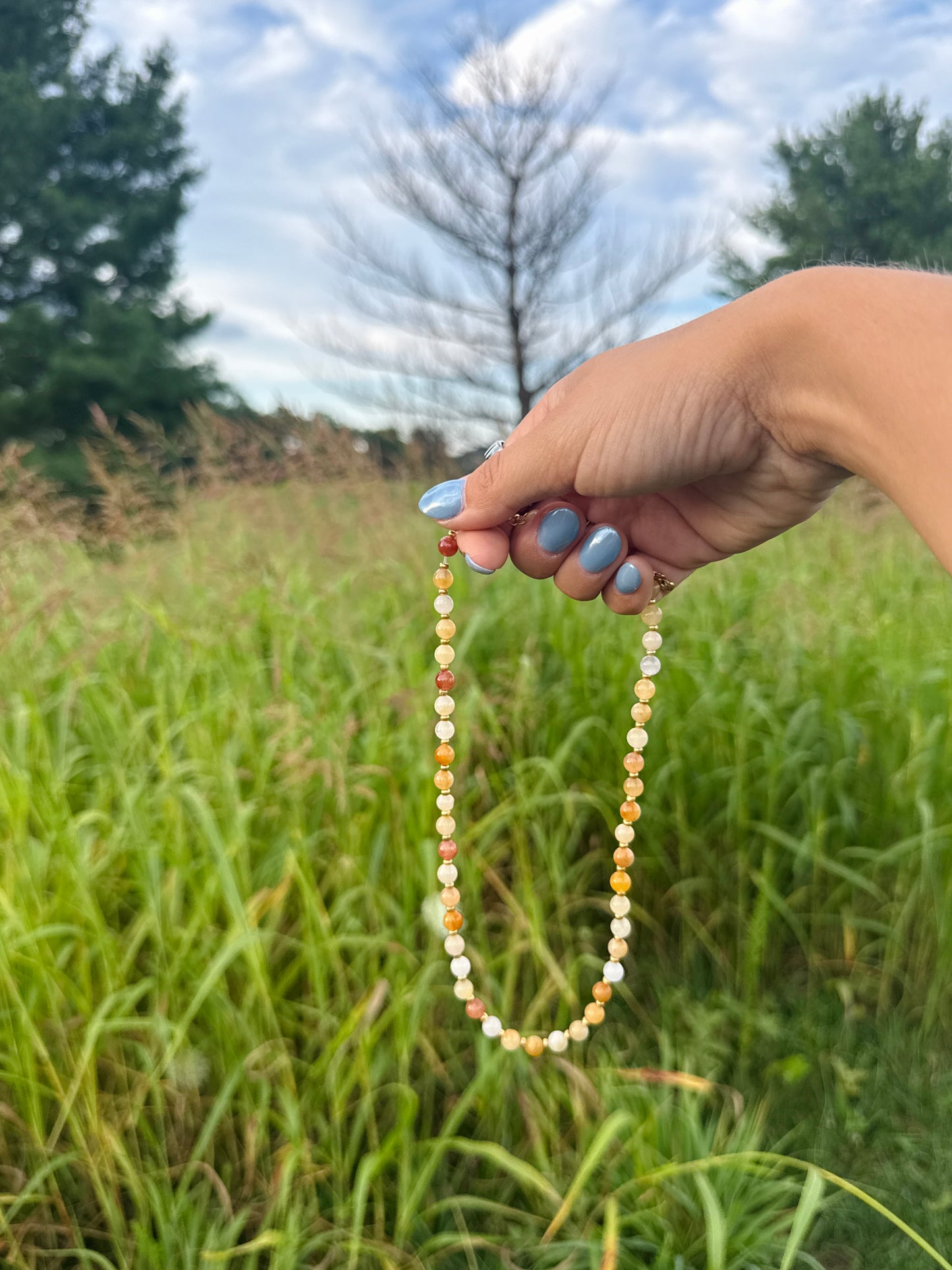 Salt & Sand Beaded Necklace