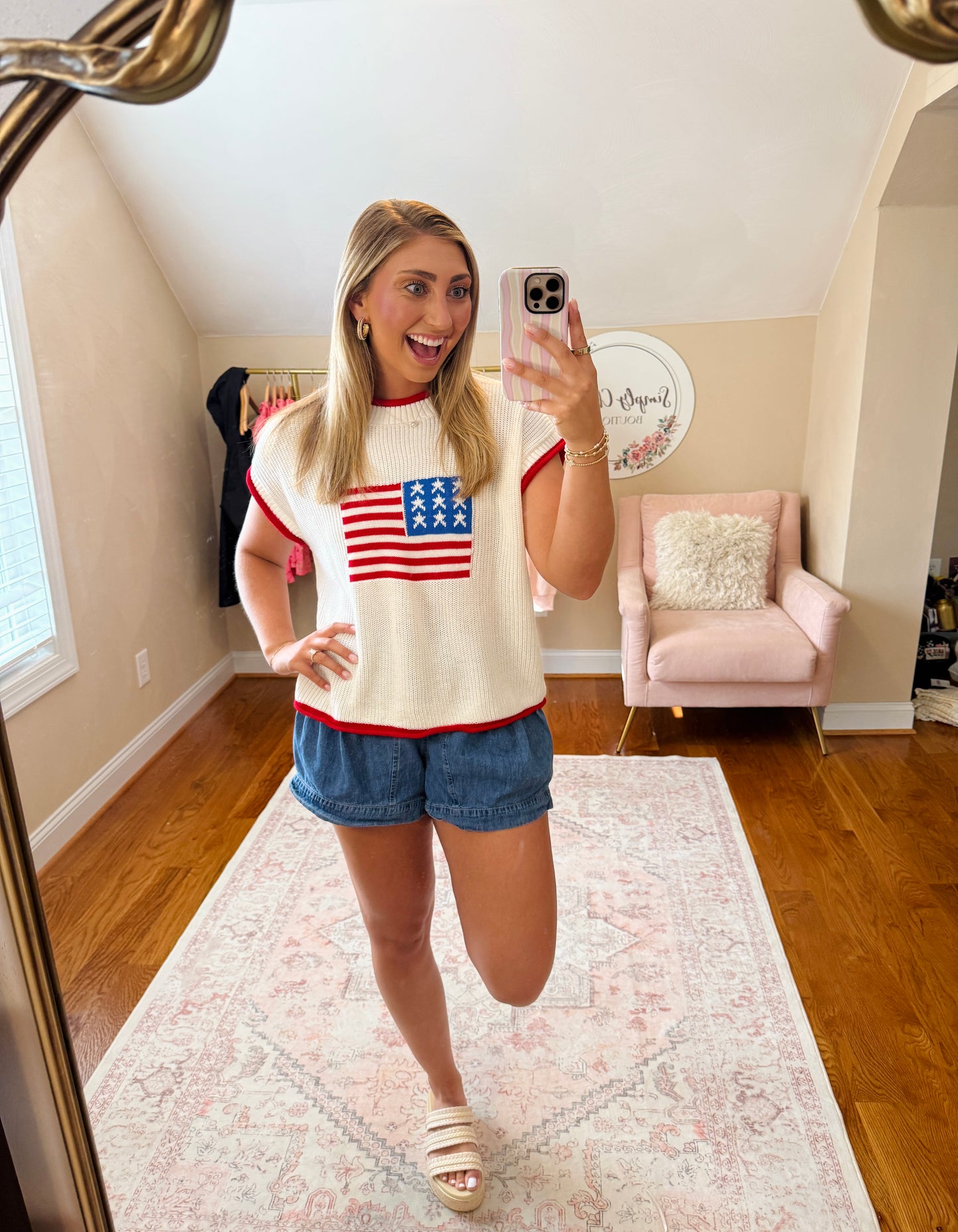 American Flag Top