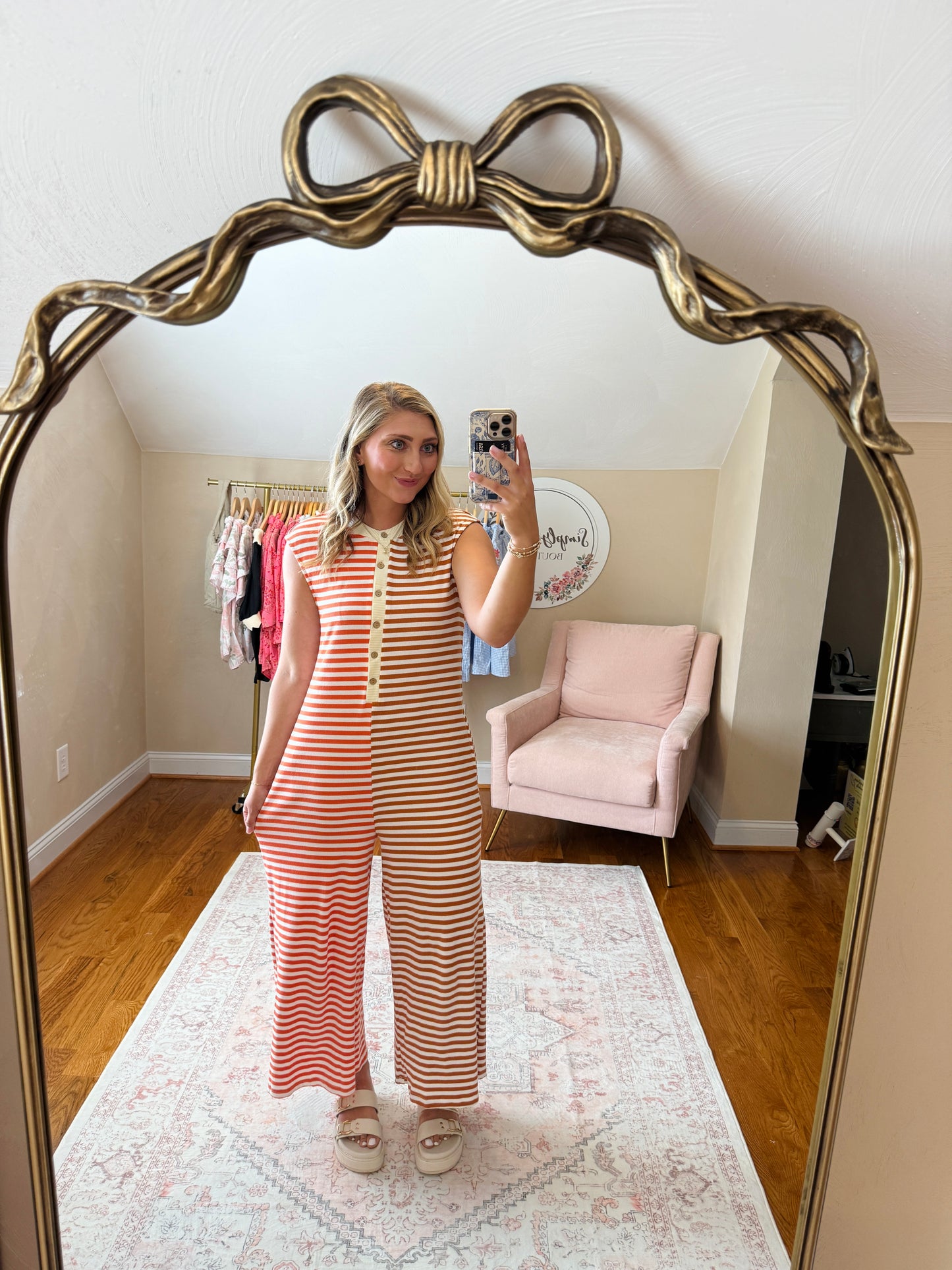Sunset Stripe Jumpsuit