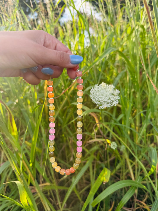 Golden Hour Beaded Necklace