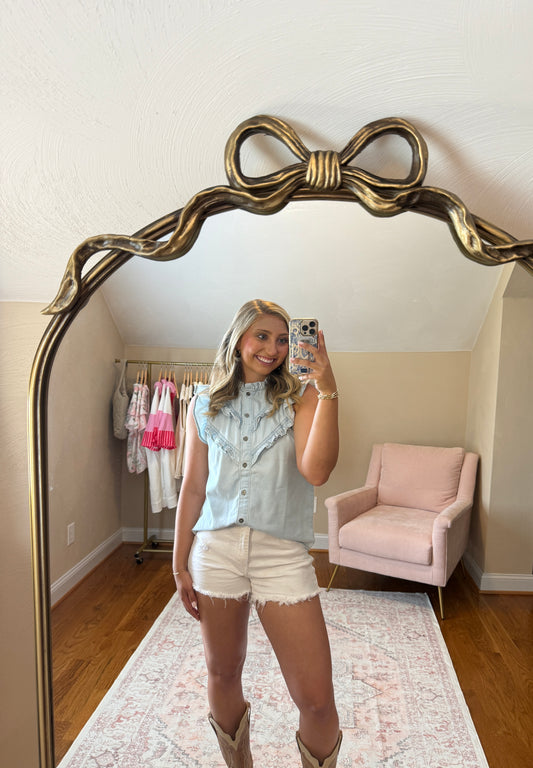 Delilah Denim Top