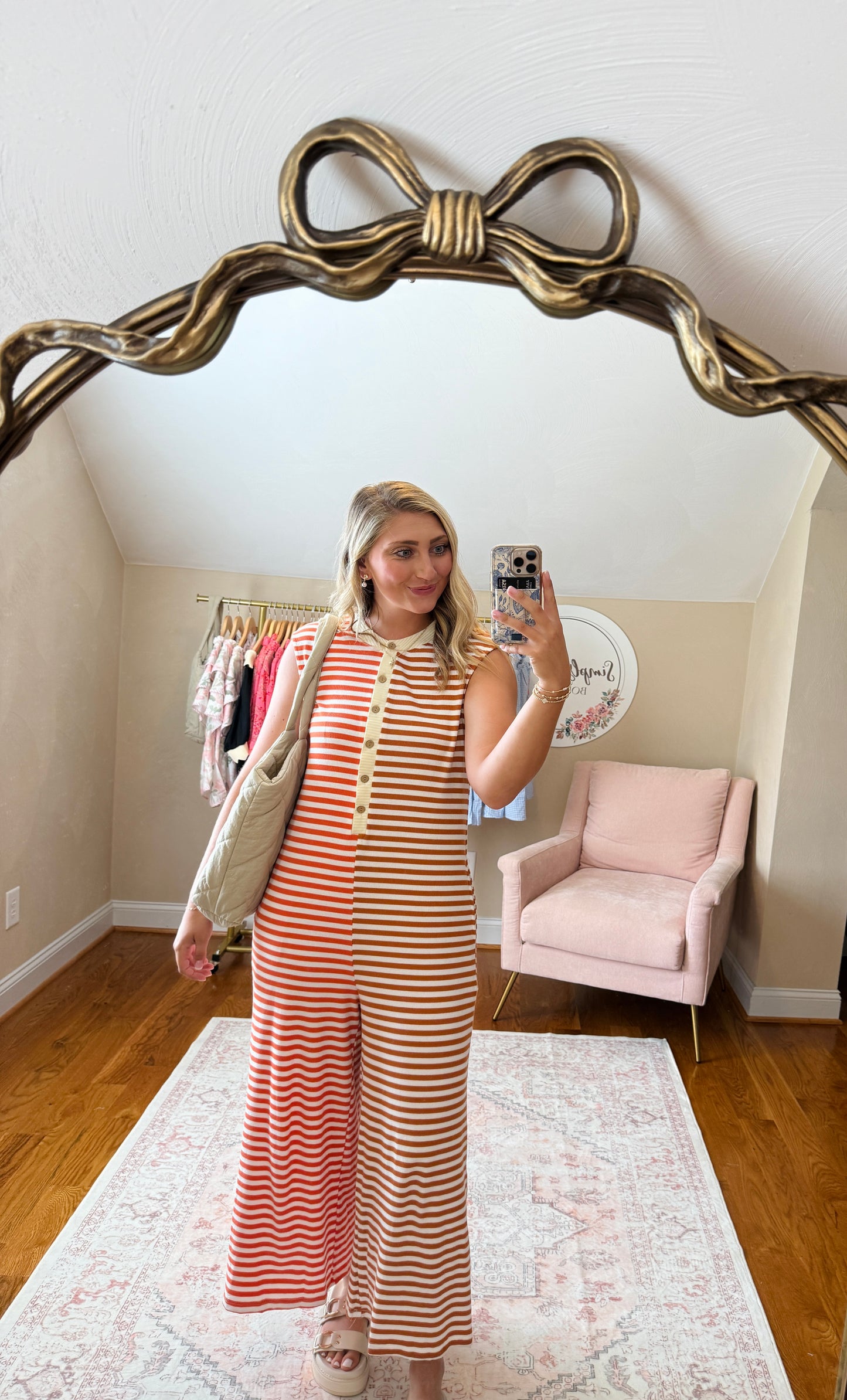 Sunset Stripe Jumpsuit