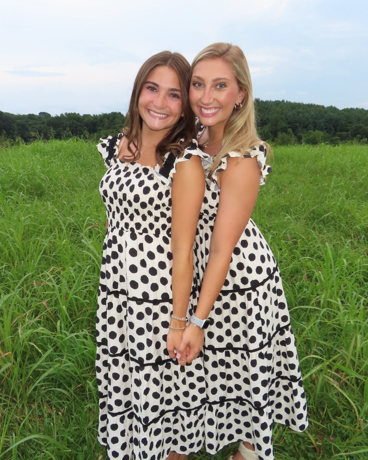 Polka Dot Maxi Dress