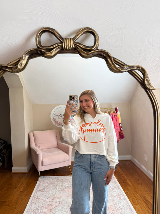 Embroidered Gameday Top