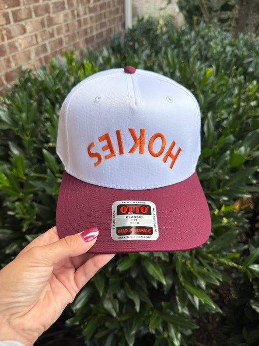 Upside Down Hokies Hat