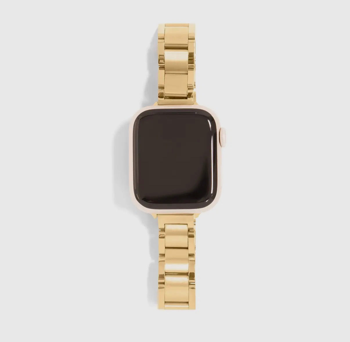 18k Gold Pvd Stainless Steel Apple Watch Band