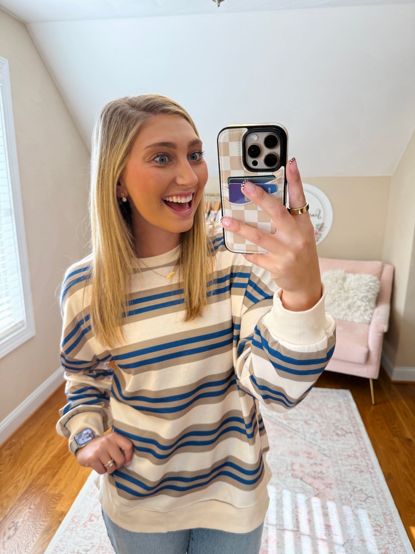Willow Striped Pullover