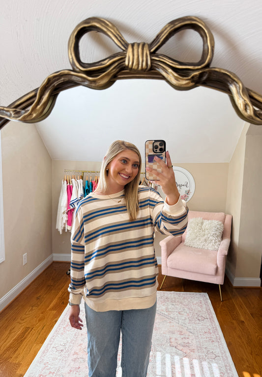 Willow Striped Pullover