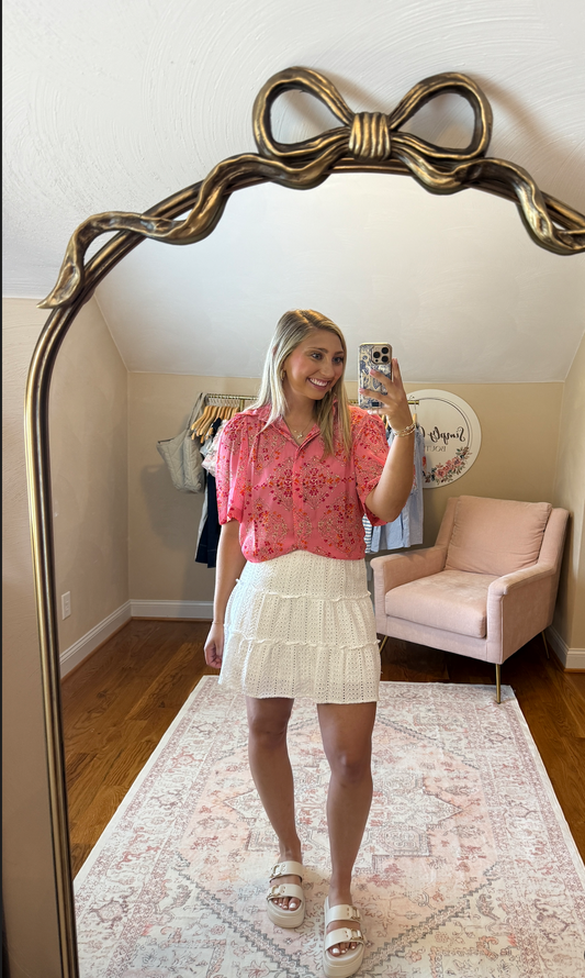 Bloom Button-Up Blouse