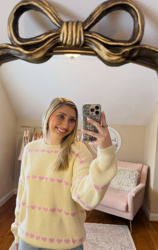 XO Heart Sweater